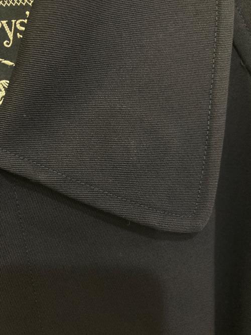 Burberry's（バーバリー）Burberry's (バーバリー) ウールステンカラーコート ネイビー サイズ:実寸参照の古着・服飾アイテム