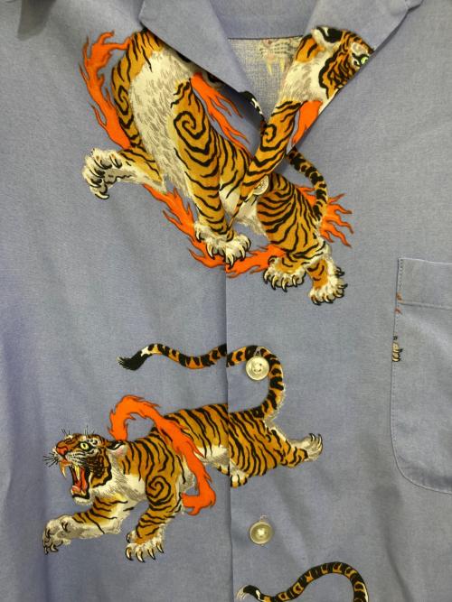 WACKO MARIA（ワコマリア）WACKO MARIA (ワコマリア) TIM LEHI HAWAIIAN SHIRT ブルー サイズ:Mの古着・服飾アイテム