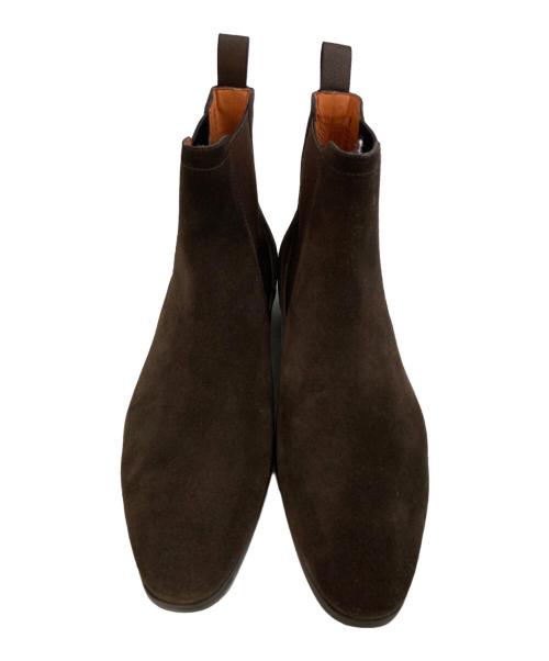 Santoni（サントーニ）Santoni (サントーニ) スウェードサイドゴアブーツ ブラウン サイズ:UK7　1/2の古着・服飾アイテム