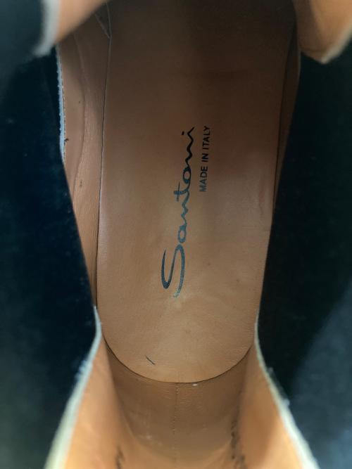 Santoni（サントーニ）Santoni (サントーニ) スウェードサイドゴアブーツ ブラウン サイズ:UK7　1/2の古着・服飾アイテム