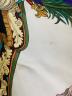 中古・古着 GUCCI (グッチ) 大判スカーフ　ルイ14世 太陽王 ブラック：6000円