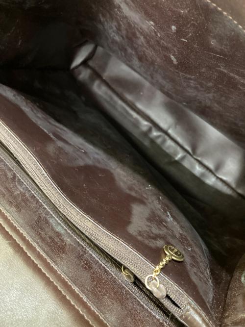GUCCI（グッチ）GUCCI (グッチ) バンブーレザートートバッグ ブラウンの古着・服飾アイテム
