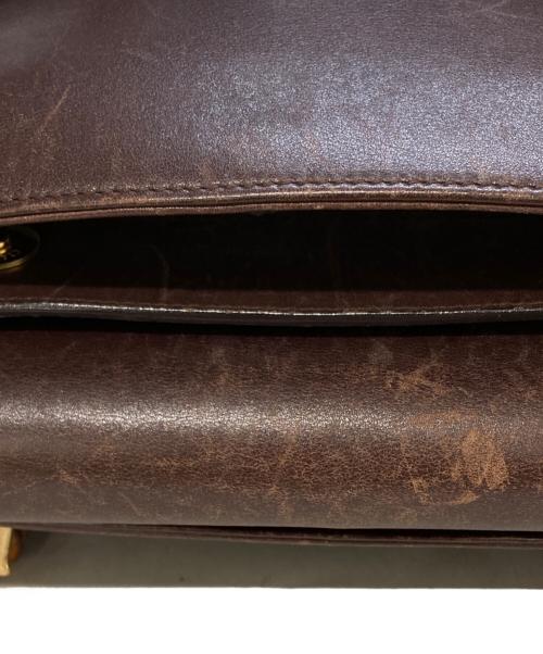 GUCCI（グッチ）GUCCI (グッチ) バンブーレザートートバッグ ブラウンの古着・服飾アイテム