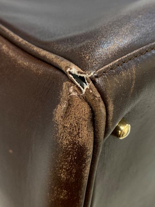 GUCCI（グッチ）GUCCI (グッチ) バンブーレザートートバッグ ブラウンの古着・服飾アイテム