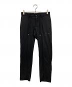 giab's ARCHIVIOジャブス アルキヴィオ）の古着「MASACCIO 永久クリース ストレッチ ジャージ パンツ　A3697」｜ブラック