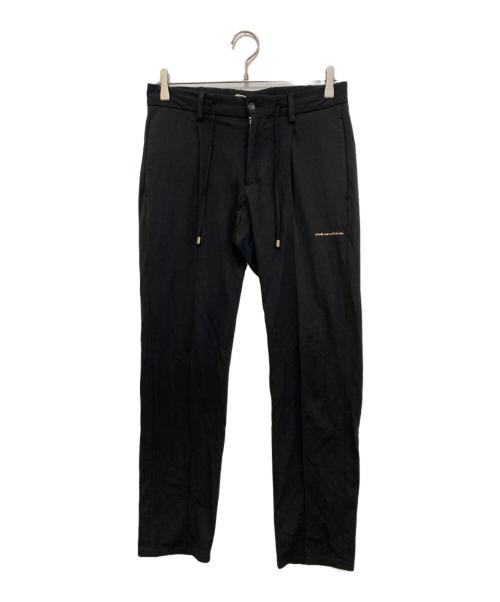 giab's ARCHIVIO（ジャブス アルキヴィオ）giab's ARCHIVIO (ジャブス アルキヴィオ) MASACCIO 永久クリース ストレッチ ジャージ パンツ　A3697 ブラック サイズ:44の古着・服飾アイテム