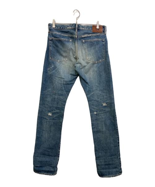Hysteric Glamour（ヒステリックグラマー）Hysteric Glamour (ヒステリックグラマー) スタッズダメージ加工デニムパンツ　0242AP03 インディゴ サイズ:32の古着・服飾アイテム