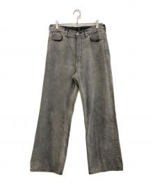 YLEVE（イレーヴ）の古着「13.5ozDENIM PRESSED 5P FADE　168-4140616」｜グレー
