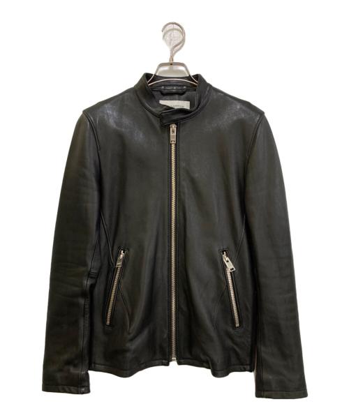 GALLIS ADDICTION（ガリスアディクション）GALLIS ADDICTION (ガリスアディクション) ラムレザーシングルライダースジャケット　270701G ブラック サイズ:2の古着・服飾アイテム