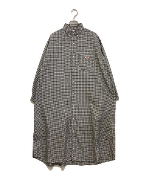DANTON（ダントン）DANTON (ダントン) クールマックス ボタンダウン シャツワンピース ブラック サイズ:36の古着・服飾アイテム