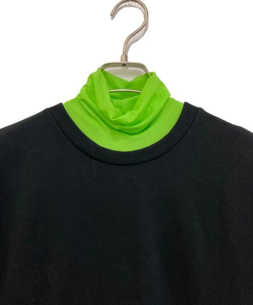ENFOLD（エンフォルド）ENFOLD (エンフォルド) バックウォーム レイヤードDRESS ワンピース　300FS283-0790 ブラック サイズ:36の古着・服飾アイテム