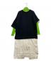 ENFOLD (エンフォルド) バックウォーム レイヤードDRESS ワンピース　300FS283-0790 ブラック サイズ:36：11000円