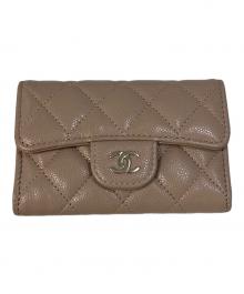 CHANEL（シャネル）の古着「マトラッセ クラシック カードケース　AP0214」｜ベージュ