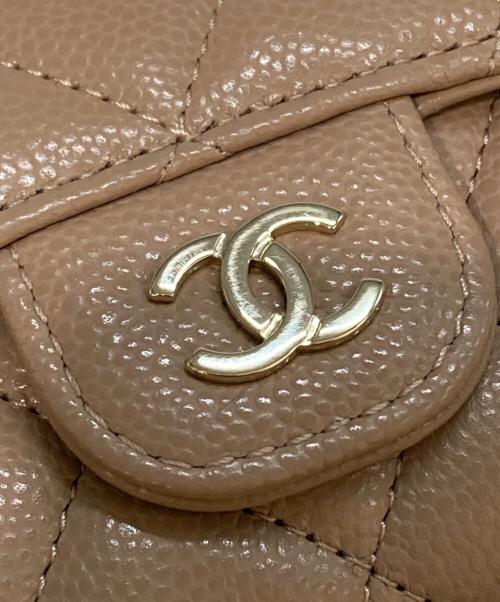 CHANEL（シャネル）CHANEL (シャネル) マトラッセ クラシック カードケース　AP0214 ベージュの古着・服飾アイテム