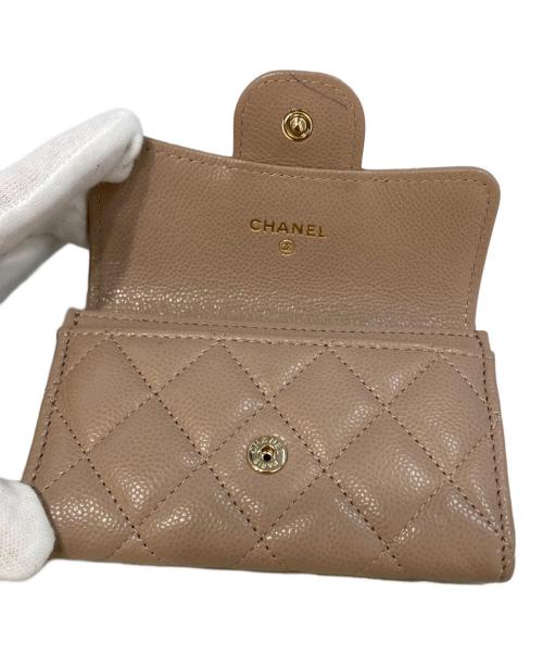 CHANEL（シャネル）CHANEL (シャネル) マトラッセ クラシック カードケース　AP0214 ベージュの古着・服飾アイテム