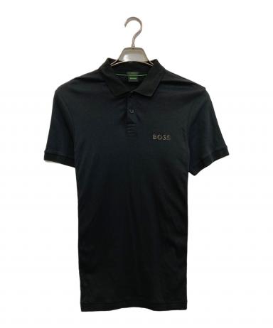 中古・古着通販】BOSS (ボス) ポロシャツ ブラック サイズ:M｜ブランド