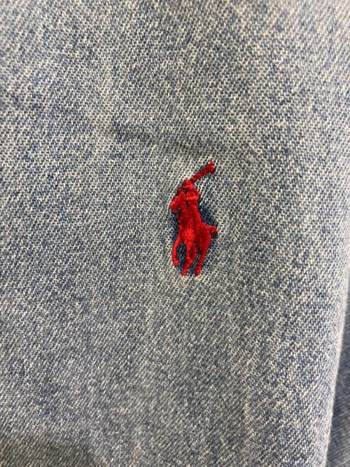 POLO RALPH LAUREN（ポロ・ラルフローレン）POLO RALPH LAUREN (ポロ・ラルフローレン) デニムシャツ インディゴ サイズ:Lの古着・服飾アイテム