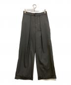 MARKAWAREマーカウェア）の古着「PLEATED WIDE TROUSERS　A22F-32PT02C」｜グレー