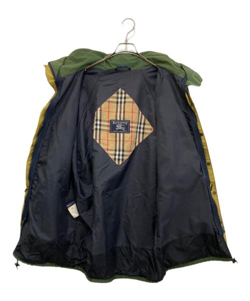 Burberry's（バーバリー）Burberry's (バーバリー) ロゴプリントコート グリーン サイズ:実寸参照の古着・服飾アイテム