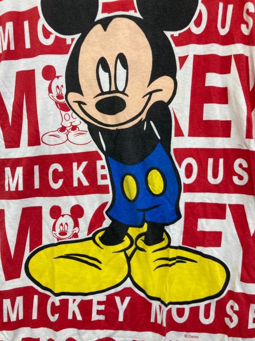 DISNEY（ディズニー）DISNEY (ディズニー) 90`sMICKEYプリントTシャツ ホワイト サイズ:1Xの古着・服飾アイテム
