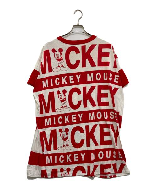 DISNEY（ディズニー）DISNEY (ディズニー) 90`sMICKEYプリントTシャツ ホワイト サイズ:1Xの古着・服飾アイテム