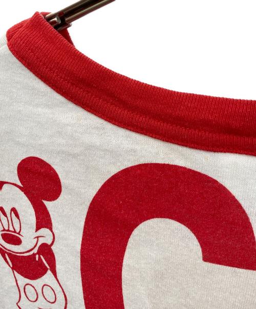DISNEY（ディズニー）DISNEY (ディズニー) 90`sMICKEYプリントTシャツ ホワイト サイズ:1Xの古着・服飾アイテム