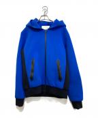 FUMITO GANRYUフミトガンリュウ）の古着「WATER RESISTANT PLEATED BLOUSON　Fu-1-BI-08」｜ブルー