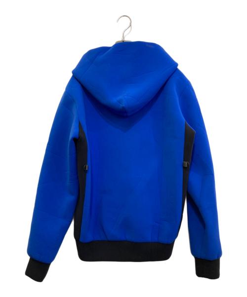 FUMITO GANRYU（フミトガンリュウ）FUMITO GANRYU (フミトガンリュウ) WATER RESISTANT PLEATED BLOUSON　Fu-1-BI-08 ブルー サイズ:3の古着・服飾アイテム