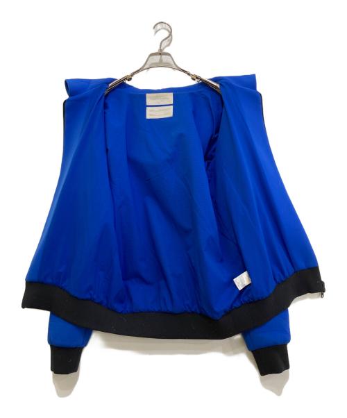 FUMITO GANRYU（フミトガンリュウ）FUMITO GANRYU (フミトガンリュウ) WATER RESISTANT PLEATED BLOUSON　Fu-1-BI-08 ブルー サイズ:3の古着・服飾アイテム