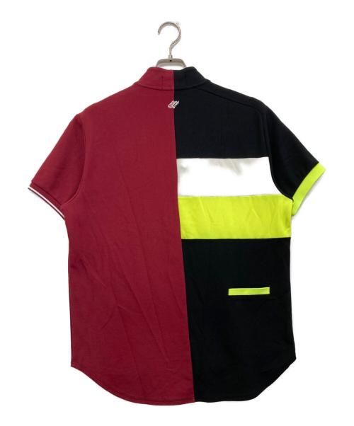 FRED PERRY（フレッドペリー）FRED PERRY (フレッドペリー) narifuri (ナリフリ) ハーフジップシャツ ボルドー サイズ:Mの古着・服飾アイテム