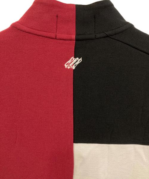 FRED PERRY（フレッドペリー）FRED PERRY (フレッドペリー) narifuri (ナリフリ) ハーフジップシャツ ボルドー サイズ:Mの古着・服飾アイテム