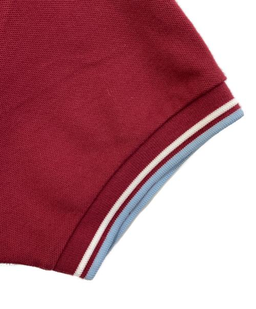 FRED PERRY（フレッドペリー）FRED PERRY (フレッドペリー) narifuri (ナリフリ) ハーフジップシャツ ボルドー サイズ:Mの古着・服飾アイテム