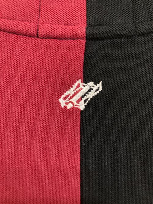 FRED PERRY（フレッドペリー）FRED PERRY (フレッドペリー) narifuri (ナリフリ) ハーフジップシャツ ボルドー サイズ:Mの古着・服飾アイテム