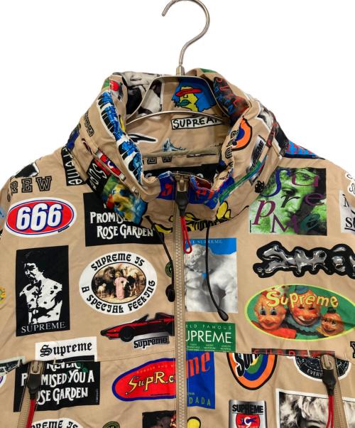 SUPREME（シュプリーム）SUPREME (シュプリーム) GORE-TEX Stickers Shell Jacket ベージュ サイズ:Lの古着・服飾アイテム