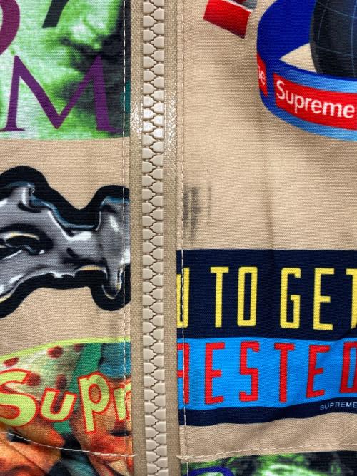 SUPREME（シュプリーム）SUPREME (シュプリーム) GORE-TEX Stickers Shell Jacket ベージュ サイズ:Lの古着・服飾アイテム