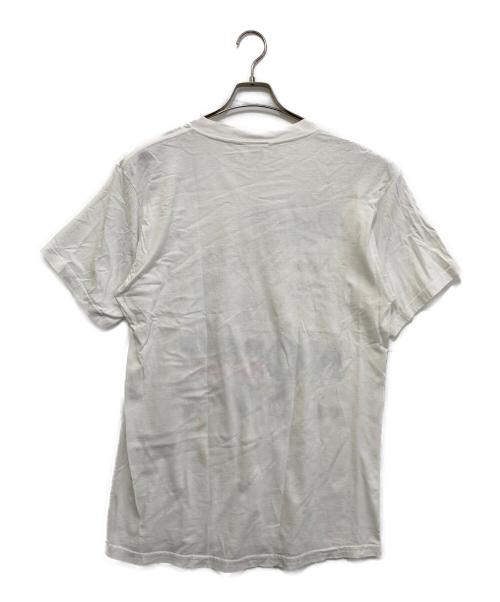 front pages（-）front pages (-) プリントTシャツ ホワイト サイズ:Ｌの古着・服飾アイテム