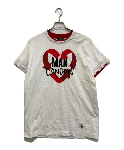 Vivienne Westwood（ヴィヴィアンウエストウッド）Vivienne Westwood (ヴィヴィアンウエストウッド) プリントTシャツ レッド サイズ:Fの古着・服飾アイテム