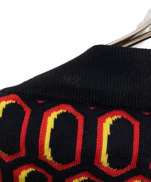 MARNI（マルニ）MARNI (マルニ) 総柄ニットベスト　25HA002015610 ブラック サイズ:48の古着・服飾アイテム