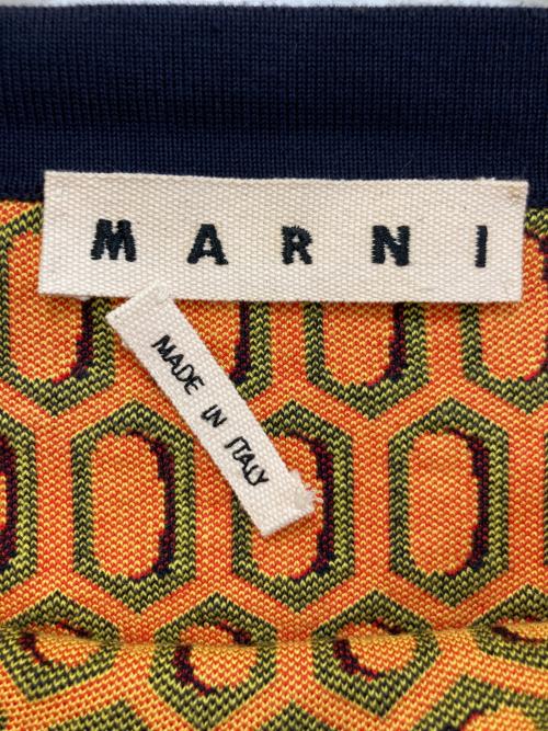 MARNI（マルニ）MARNI (マルニ) 総柄ニットベスト　25HA002015610 ブラック サイズ:48の古着・服飾アイテム