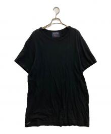 REGULATION Yohji Yamamoto（レギュレーションヨウジヤマモト）の古着「REタテ切替半袖　HG-T53-080」｜ブラック