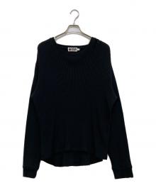 A BATHING APE（アベイシングエイプ）の古着「サーマルカットソー　001LTC801008X」｜ブラック