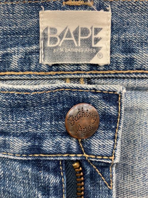 A BATHING APE（ア ベイシング エイプ）A BATHING APE (ア ベイシング エイプ) 00`sデニムパンツ インディゴ サイズ:Mの古着・服飾アイテム