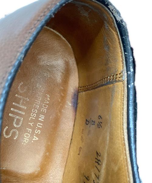 SHIPS（シップス）SHIPS (シップス) Alden (オールデン) アルパイングレインカーフバリーラスト/レザーシューズ　2H/7X040 ブラウン サイズ:6 1/2の古着・服飾アイテム