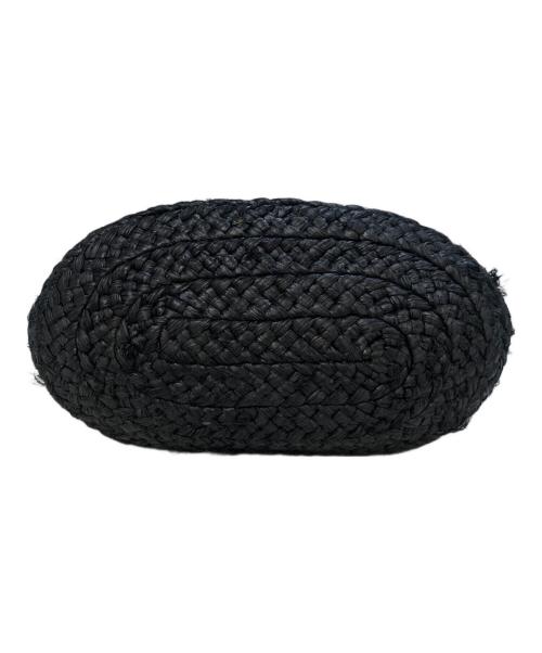 HELEN KAMINSKI（ヘレンカミンスキー）HELEN KAMINSKI (ヘレンカミンスキー) ラフィア/レザートートバッグ ブラックの古着・服飾アイテム