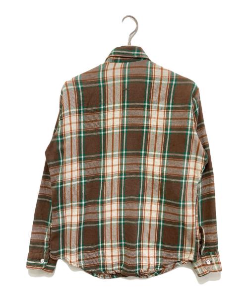 big mac（ビッグマック）big mac (ビッグマック) 70`sネルシャツ ブラウン サイズ:Mの古着・服飾アイテム