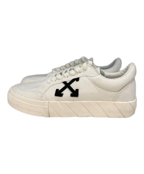 OFFWHITE（オフホワイト）OFFWHITE (オフホワイト) VULCANIZED LOW CANVAS ホワイト サイズ:38の古着・服飾アイテム