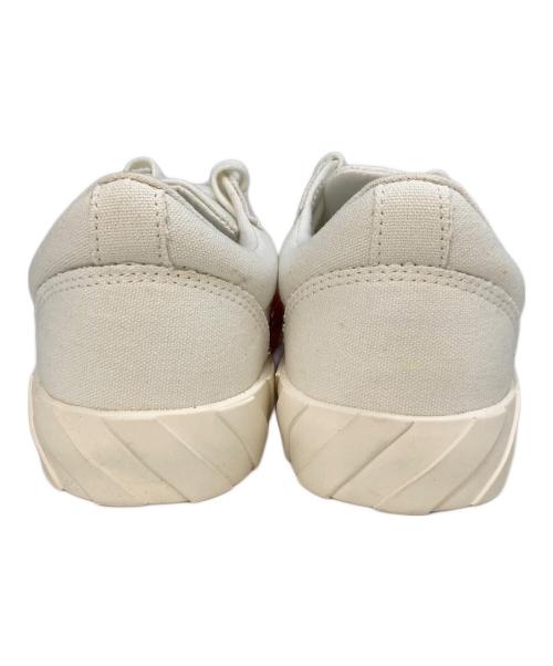 OFFWHITE（オフホワイト）OFFWHITE (オフホワイト) VULCANIZED LOW CANVAS ホワイト サイズ:38の古着・服飾アイテム