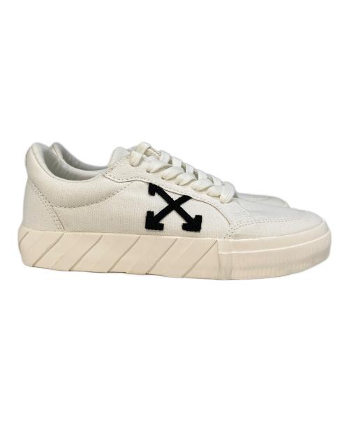 OFFWHITE（オフホワイト）OFFWHITE (オフホワイト) VULCANIZED LOW CANVAS ホワイト サイズ:38の古着・服飾アイテム