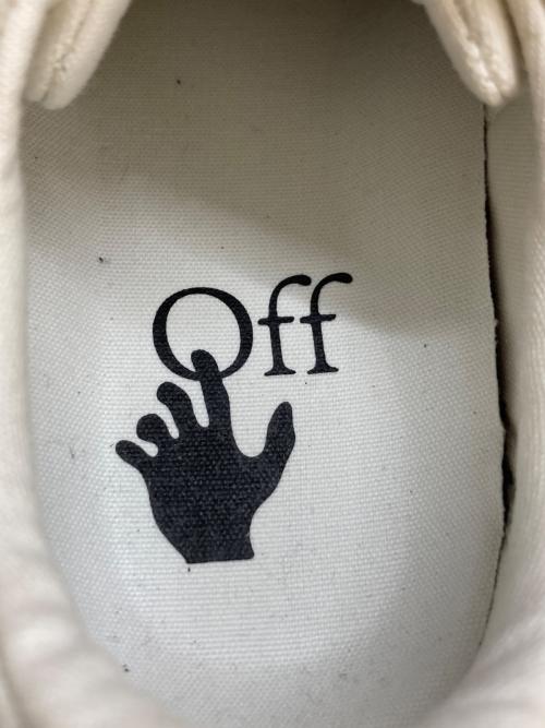 OFFWHITE（オフホワイト）OFFWHITE (オフホワイト) VULCANIZED LOW CANVAS ホワイト サイズ:38の古着・服飾アイテム