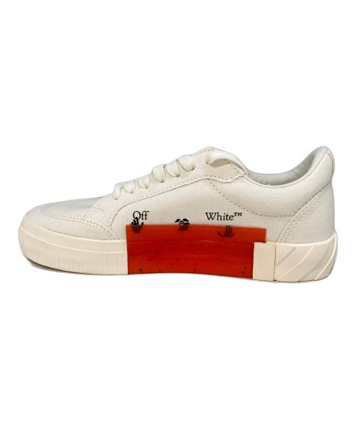 OFFWHITE（オフホワイト）OFFWHITE (オフホワイト) VULCANIZED LOW CANVAS ホワイト サイズ:38の古着・服飾アイテム